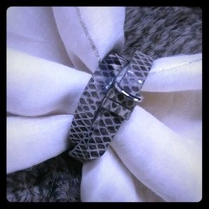 Keep Collective Distressed Snake Double Keeper Band Bracelet